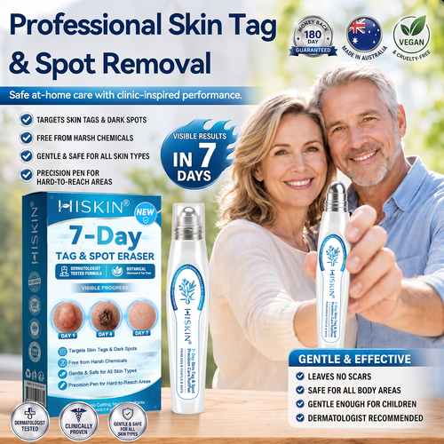 𝐇𝐈𝐒𝐊𝐈𝐍®👩‍⚕️ 𝟕-𝐃𝒂𝘆 𝐒𝗸𝐢𝐧 𝐓𝒂𝗴 & 𝐒𝐩𝙤𝐭 𝐄𝐫𝒂𝐬𝙚𝐫 Painless & Scar-Free Advanced Imperfection Removal Rollerball Pen✨