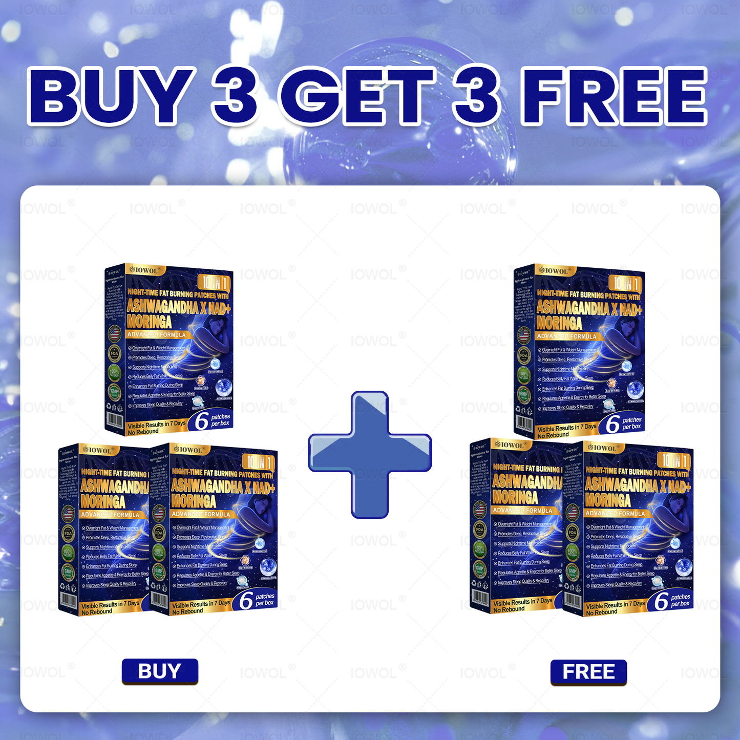 🇦🇺 IOWOL ® NIGHT-TIME FAT BURNING PATCHES! ZERO PILLS & ZERO WASTE & ZERO STRUGGLE & 100% RESULTS.